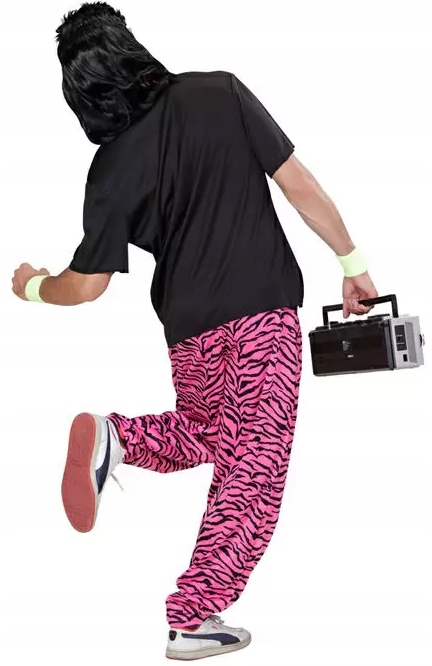 Kostým disco polokošile pumpy 80. léta XL