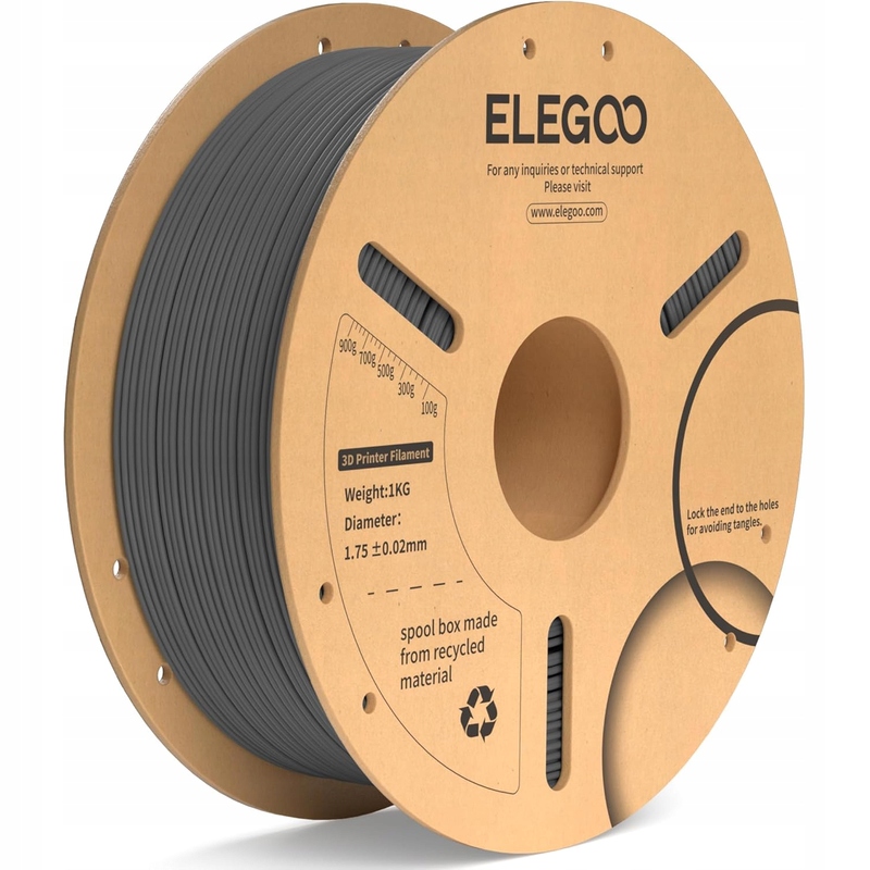 Filament Elegoo Pla+ 1kg (szary) Elegoo