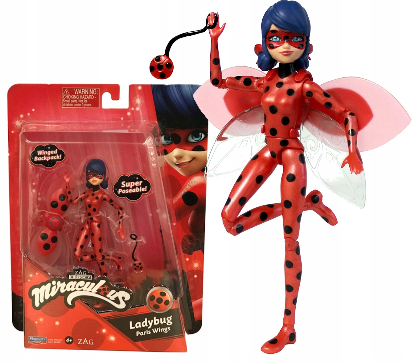 

Miraculous Biedronka Lalka Ladybug + Akcesoria