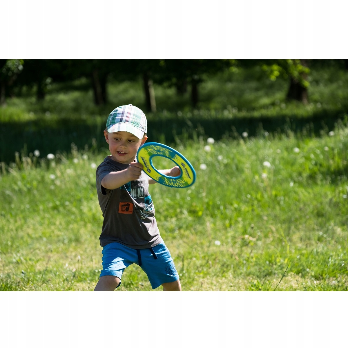Dysk Frisbee SCHILDKROT Neopronowy - Kolorowy Kolor żółty