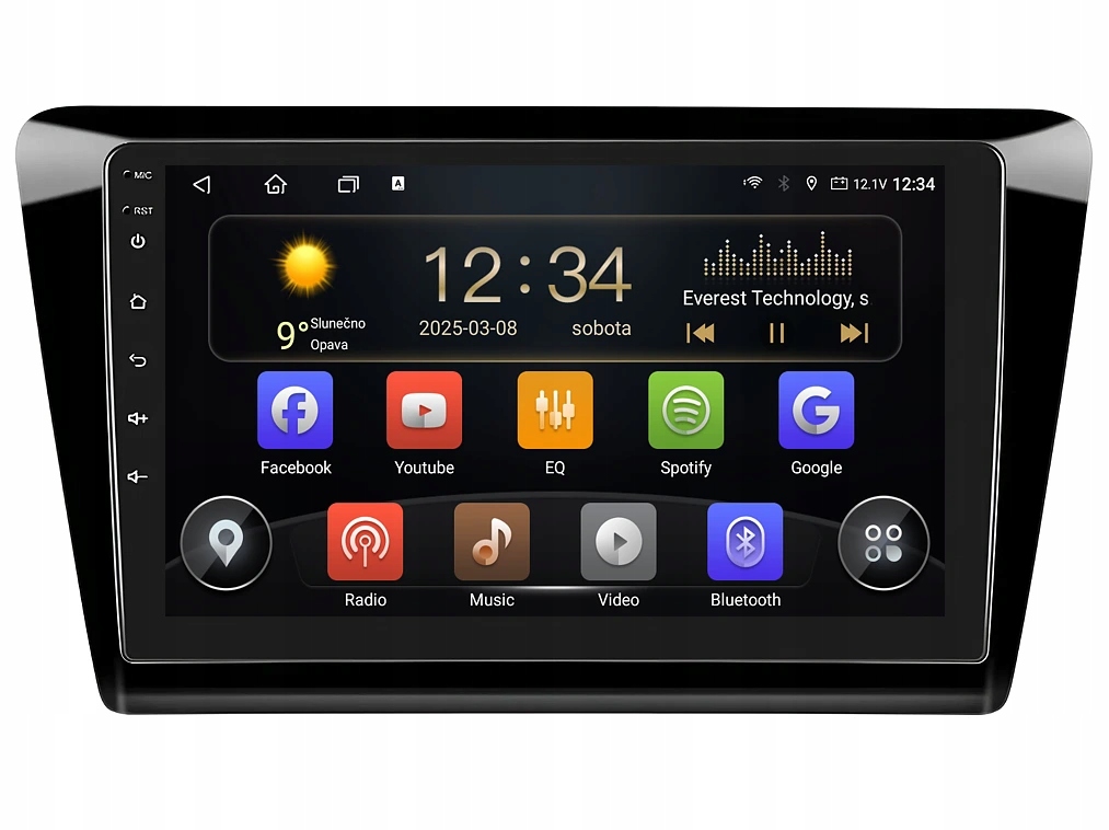 Isudar 2DIN autorádio T72-IEV75 Android, Škoda Rapid