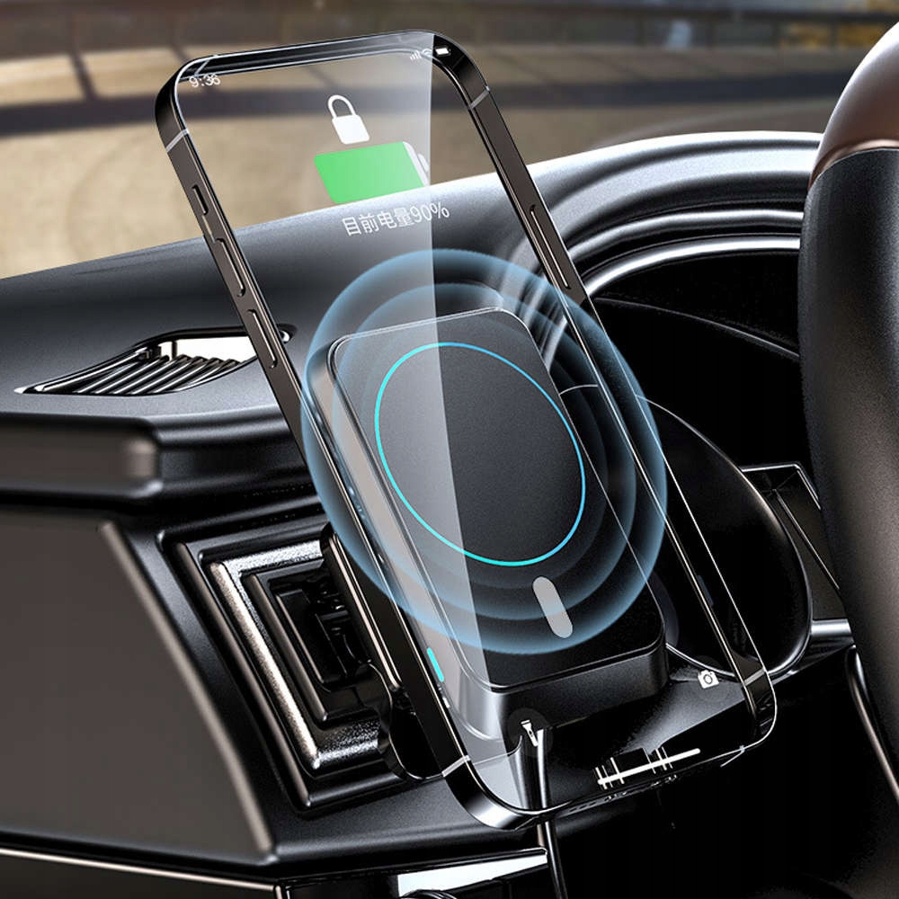 SAMOCHODOWY UCHWYT ŁADOWARKA INDUKCYJNA DO MAG SAFE Kod producenta Uchwyt Magnetyczny MagSafe QI