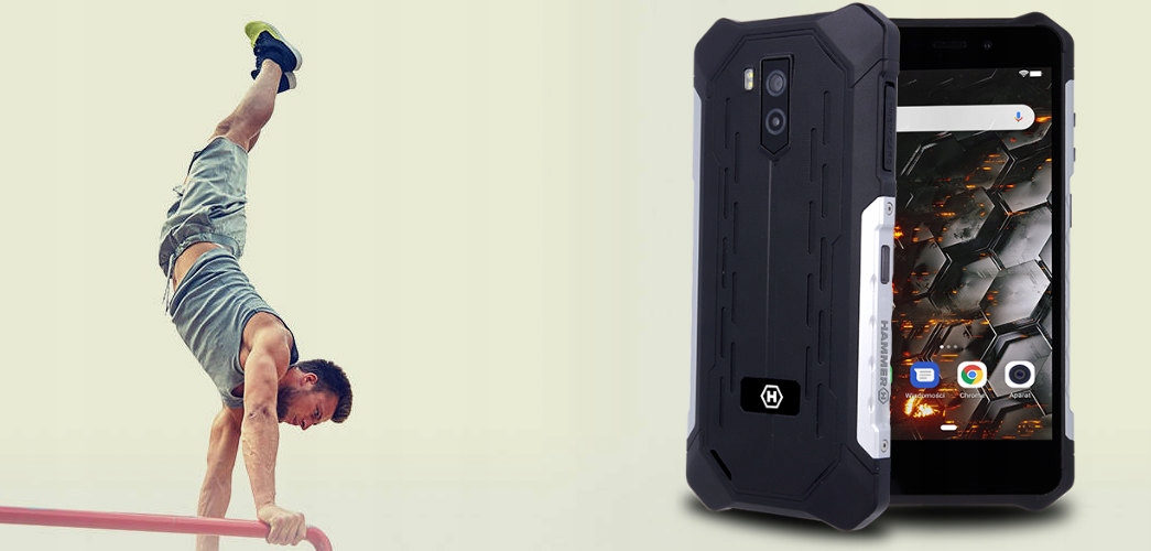 HAMMER Iron 3 LTE 32GB NFC IP68 PANCERNY SMARTFON System operacyjny Android