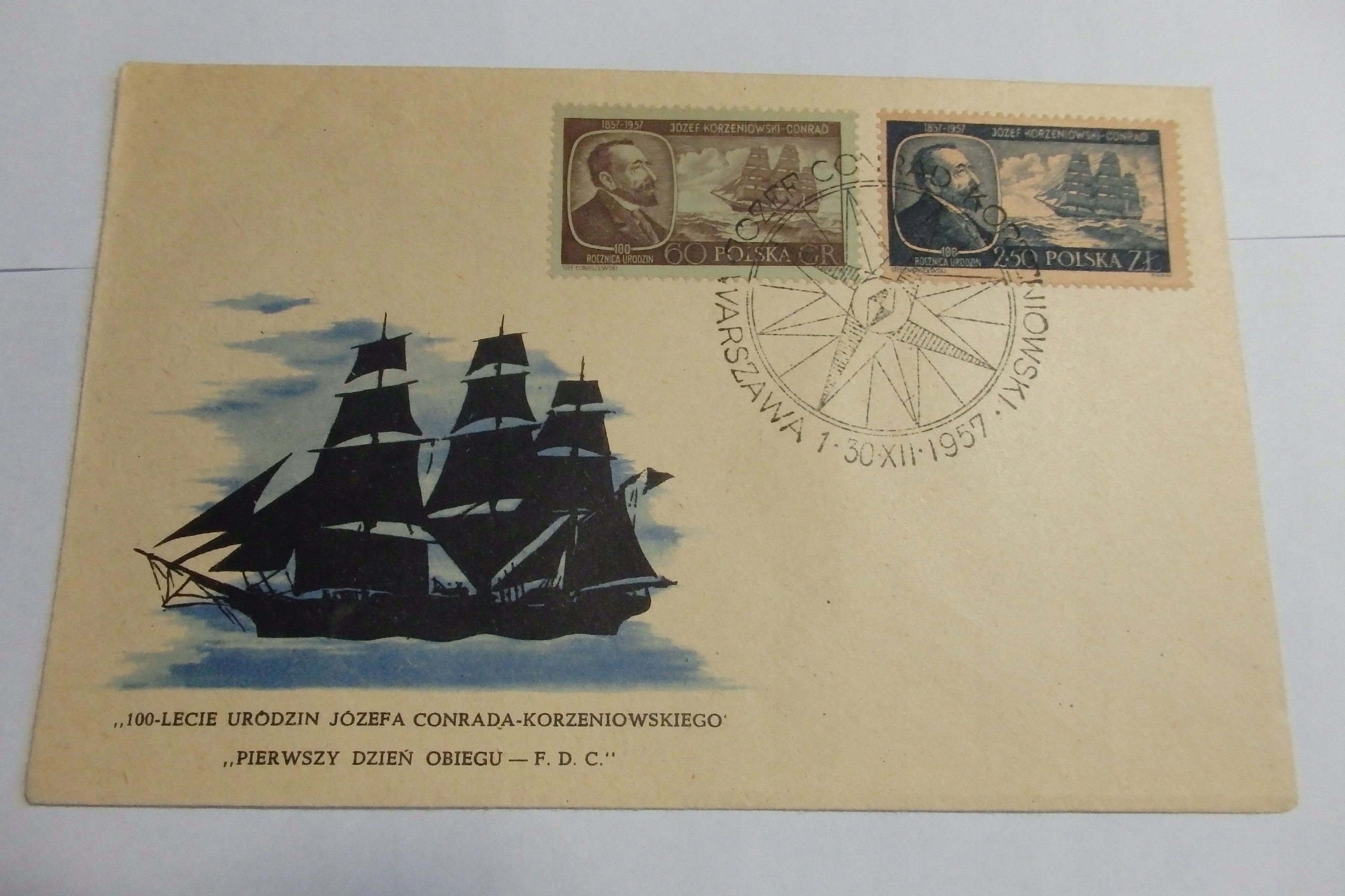 FDC Fi 898-899, kas. 1957r. B9049