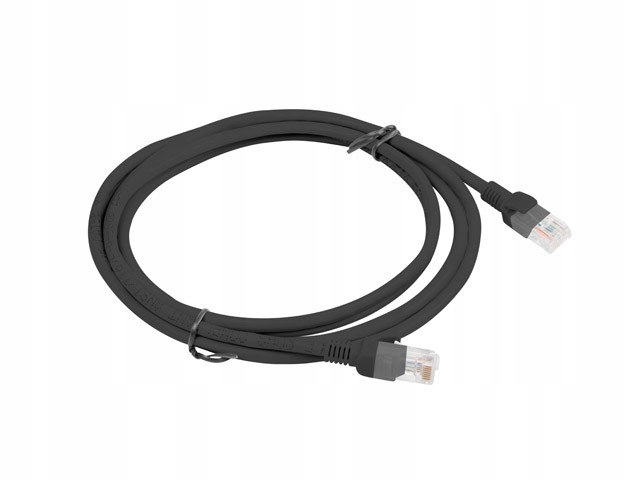 Lanberg Patchcord kat.5e 2.0M Utp czarny