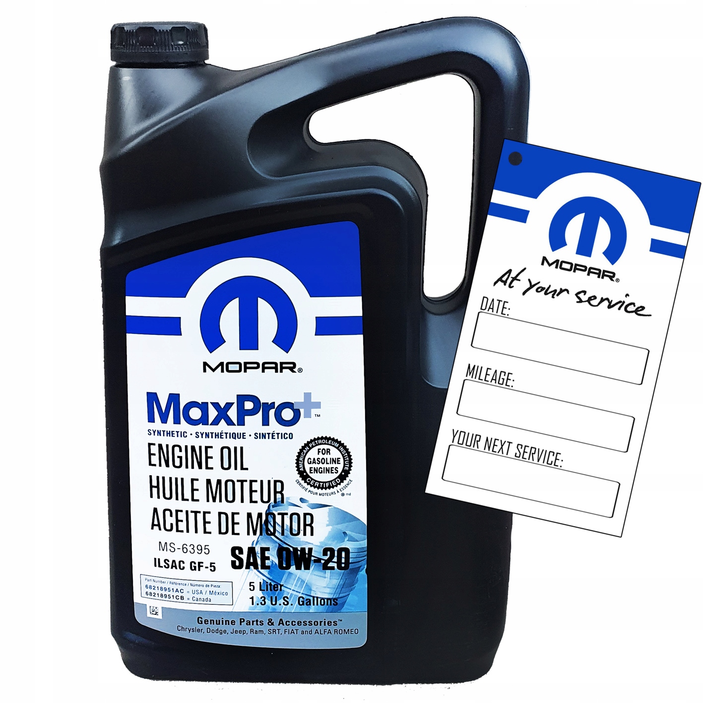 Originální motorový olej Mopar 0W20 MaxPro+ 5L