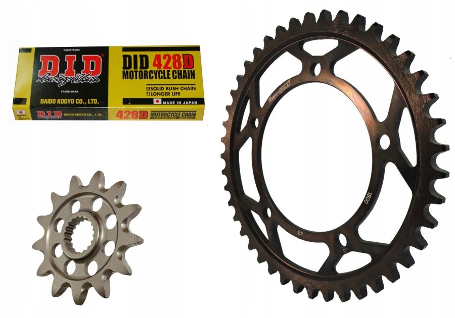 

Derbi Senda 125 Baja R 06-08 zestaw napęd-owy Spx