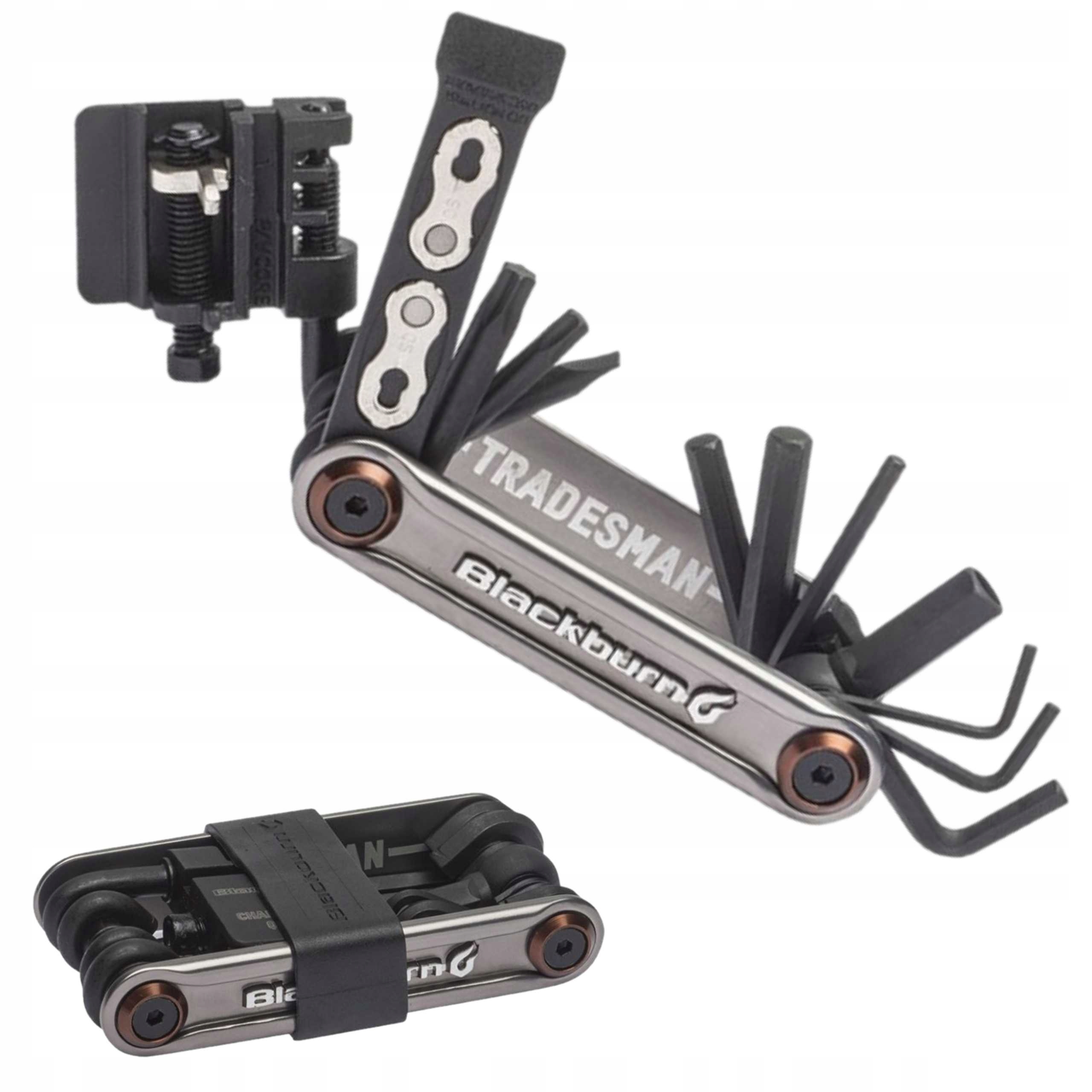 Blackburn Multitool na kolo Tradesman 18 funkcí Klíč na kolo Sekáček
