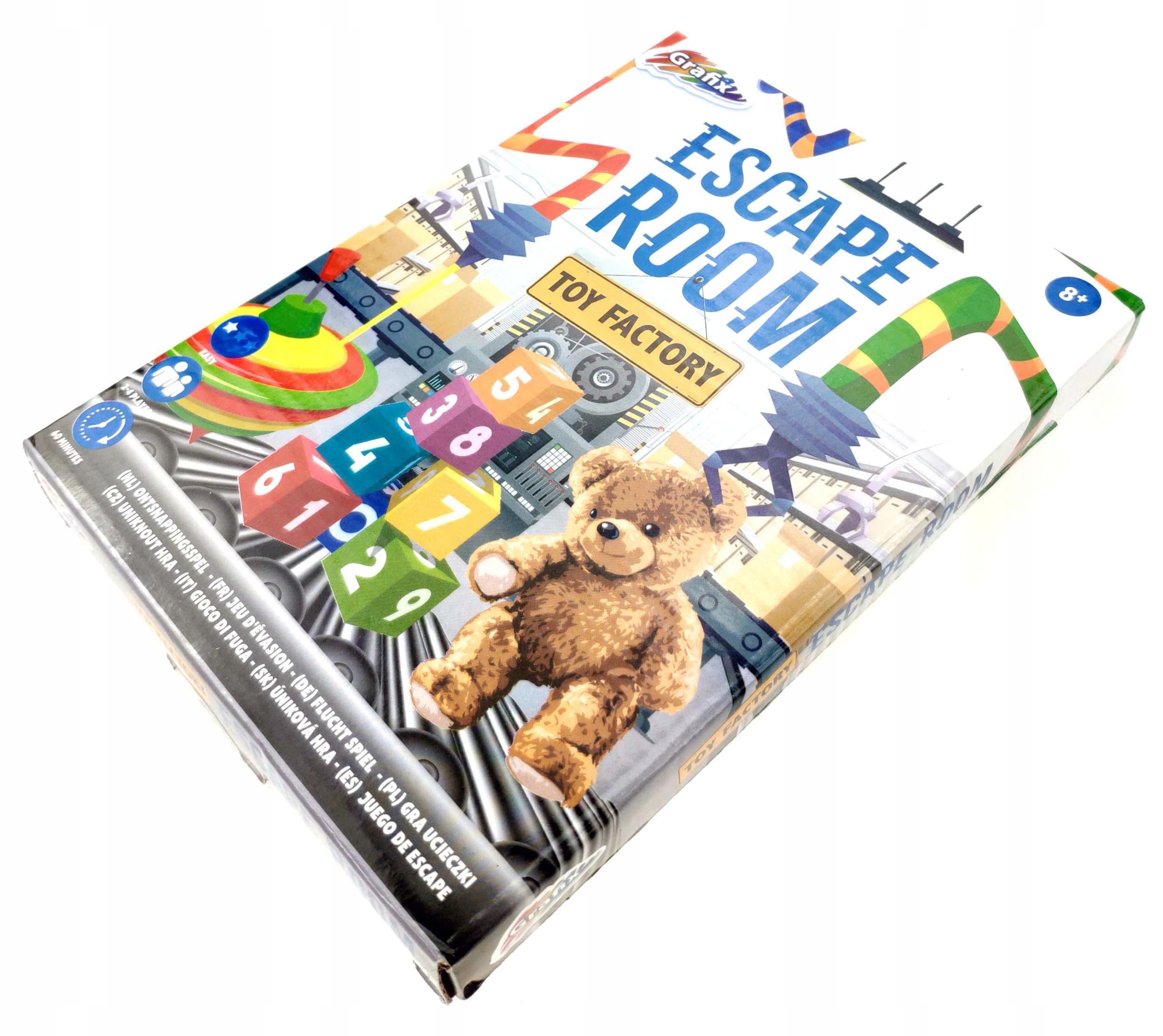 Gra planszowa 2-4 graczy zagadki Escape Room Toy Factory 8+ Grafix Wydawca Grafix