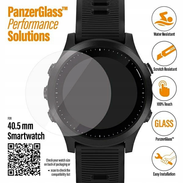 Szkło ochronne do smartwatcha Garmin/Polar/Fossil (40,5 mm) PanzerGlass
