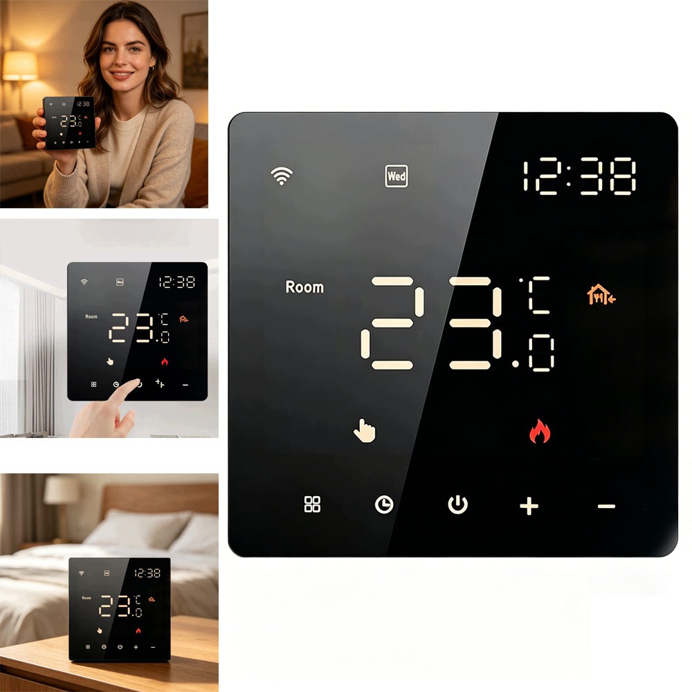 Pokojový Termostat Wifi Digitální Led Regulátor 16A
