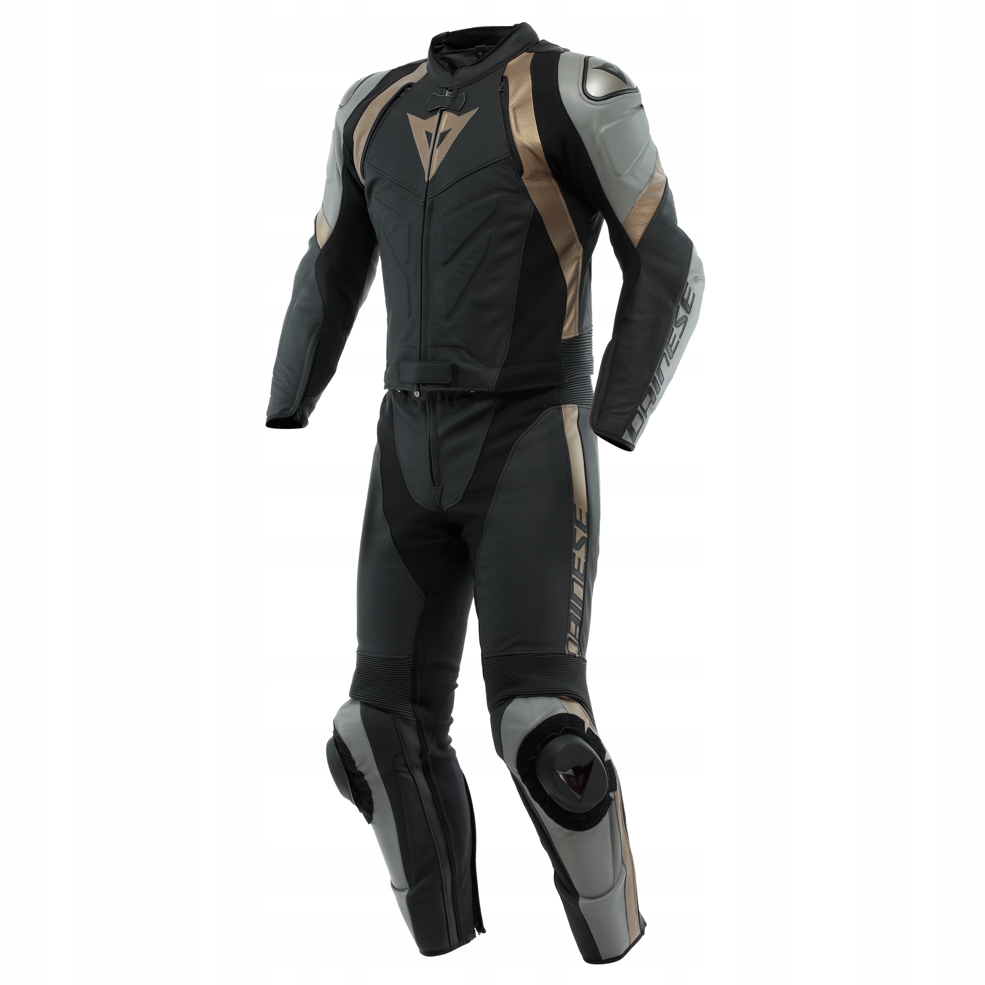 Motocyklová kombinéza Dainese Avro 4 2PCS Čierna/Sivá/Platínová 58