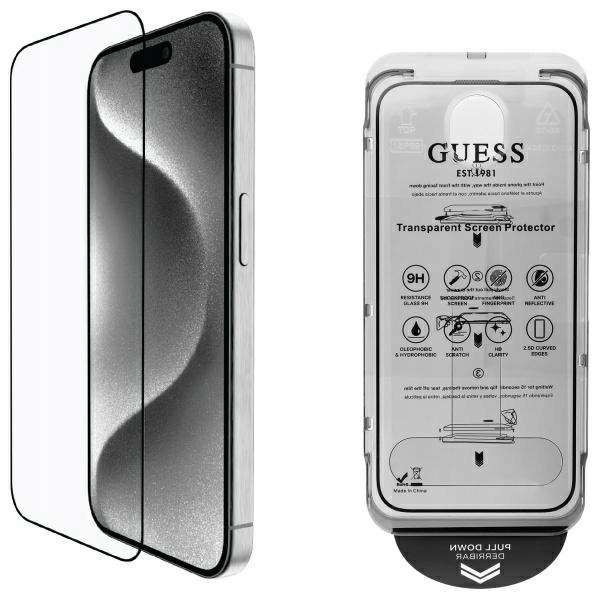 Guess GUTGP16SBOKGCIT iPhone 16 6.1" Screen Protector 2.5D Outline o