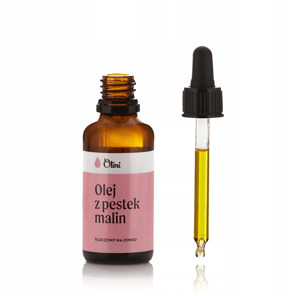 Kosmetický olej z malinových jader na obličej Olini 100 ml