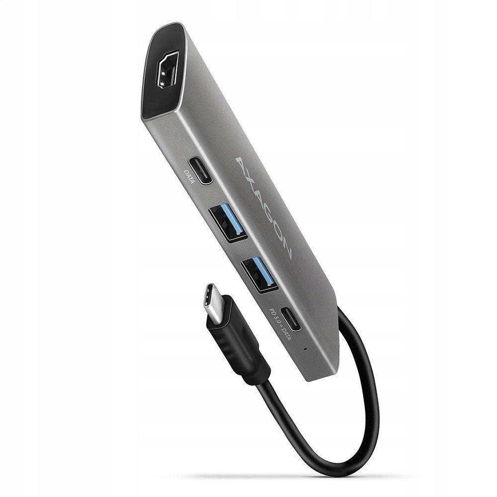 HMC-5G2 Víceportový Usb hub 5v1, 10Gbps, 2x Usb-a 2x Usb-c Hdmi 4K/60