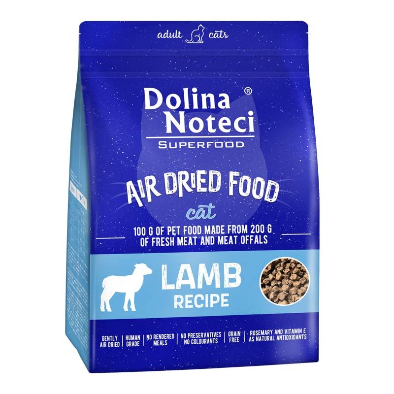 Levně 2x Dolina Noteci Superfood krmivo z jehněčího masa krmivo pro kočky 1 kg
