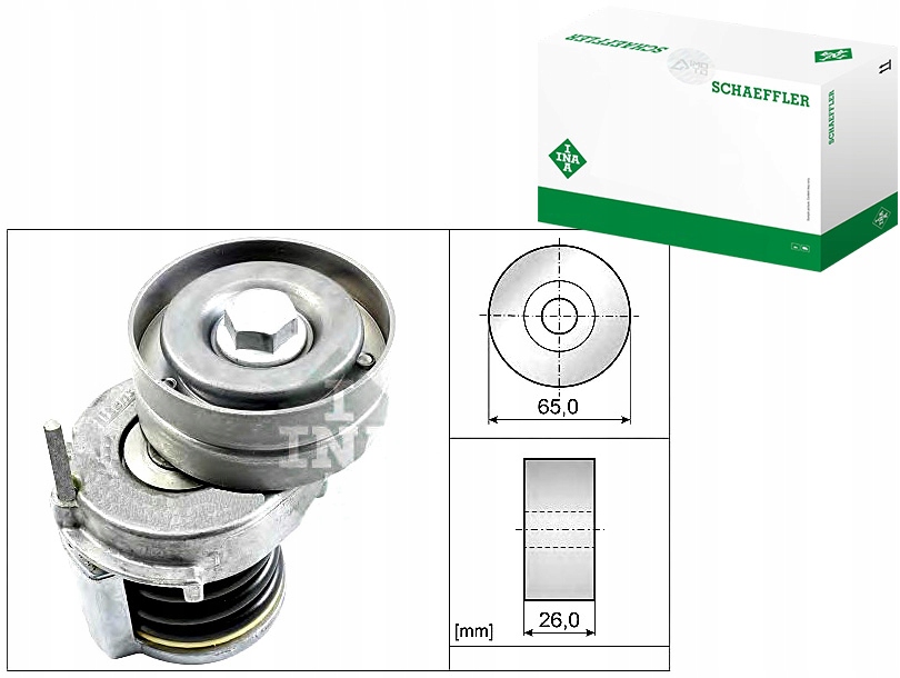 INA534 0346 10 Napínák Drážkového Řemene Vw 1,4TSI Asistent řidiče #33