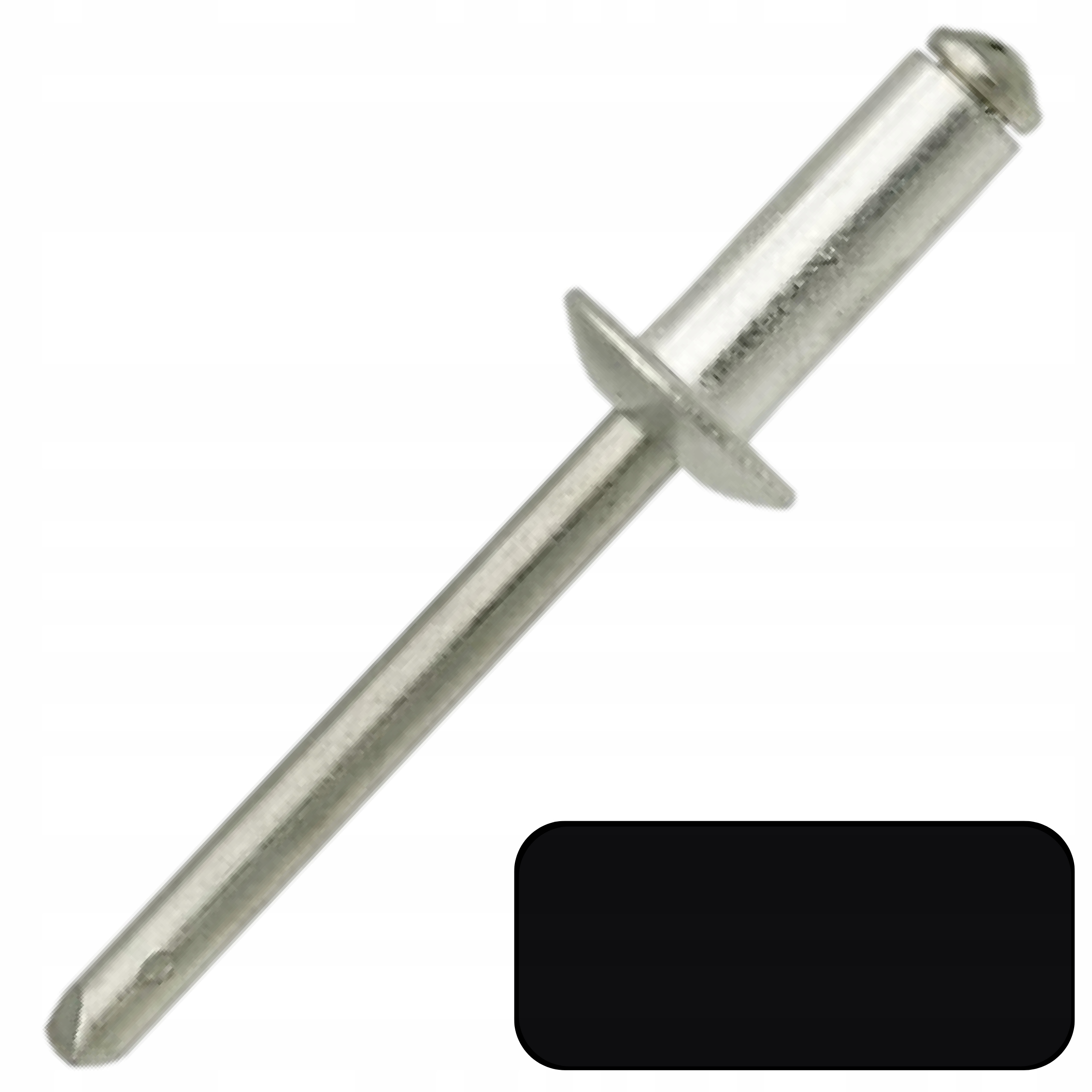 NITY ZRYWALNE 4X10mm - KOLOR RAL9005 - 100 SZTUK