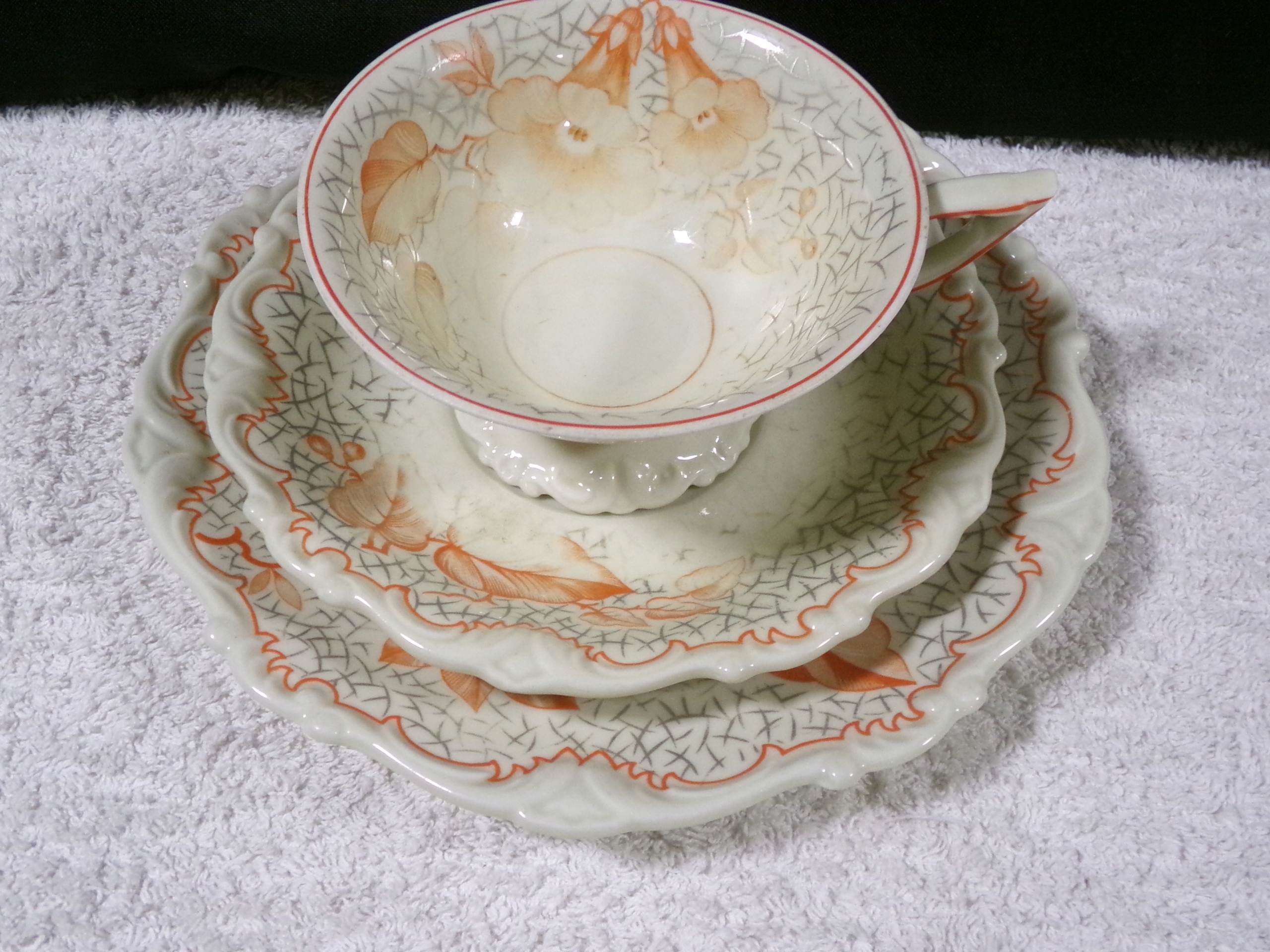 PIĘKNY ZESTAW ŚNIADANIOWY-SELTMANN 1924-46