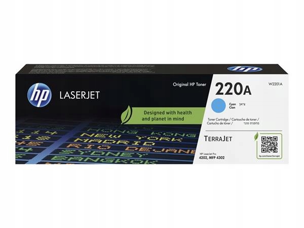 Hp 220A Cyan Original LaserJet Toner Cartridge (1,800 pages)