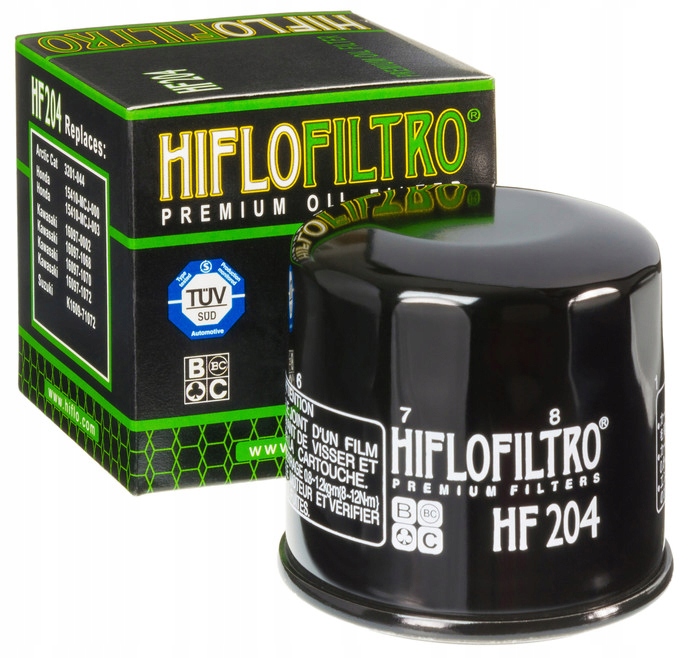 HIFLO HF204 FILTR OLEJU HONDA KAWASAKI YAMAHA