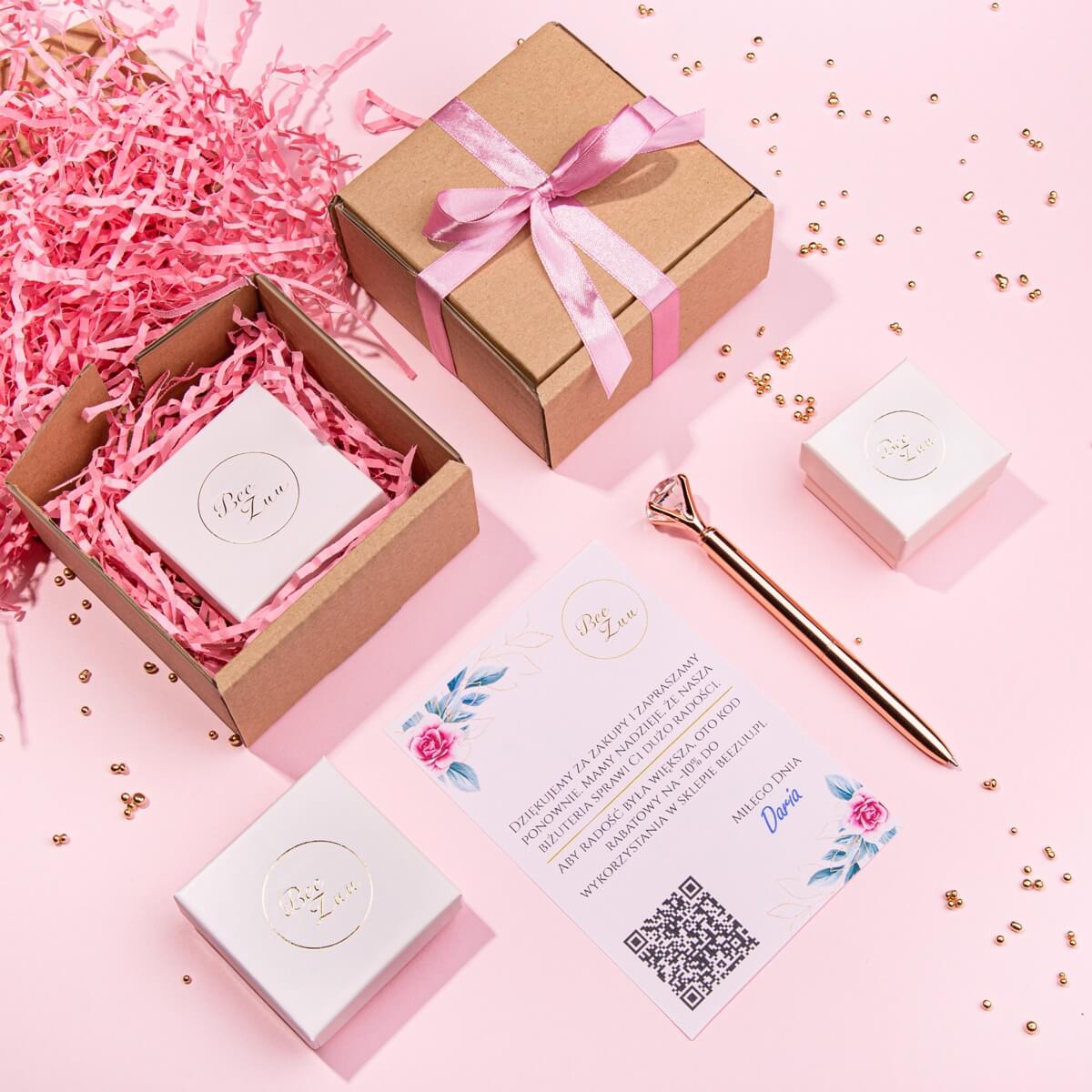 Srebrne misie miś misio srebrne pozłacane sztyfty Marka Inna marka