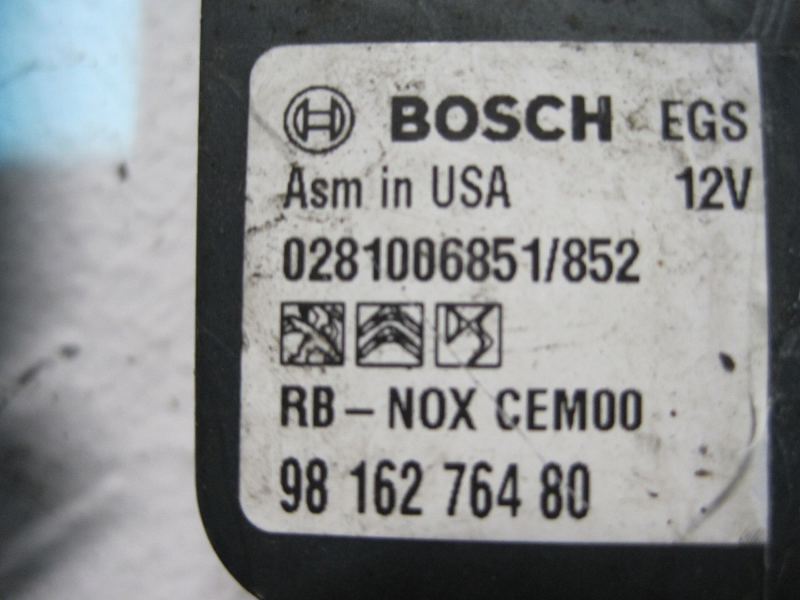 SONDA NOX CITROEN C4 PICASSO II 9816276480
