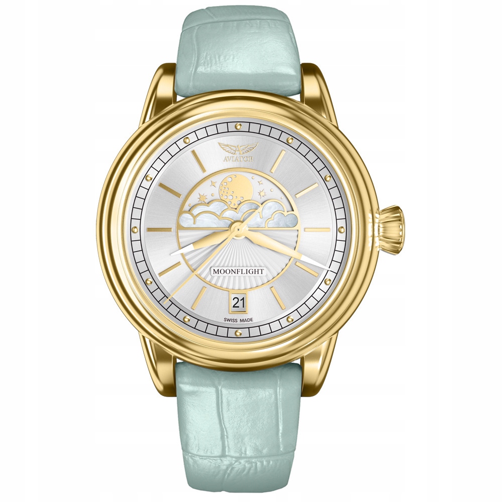 Dámské hodinky Aviator V.1.33.1.343.4M modré