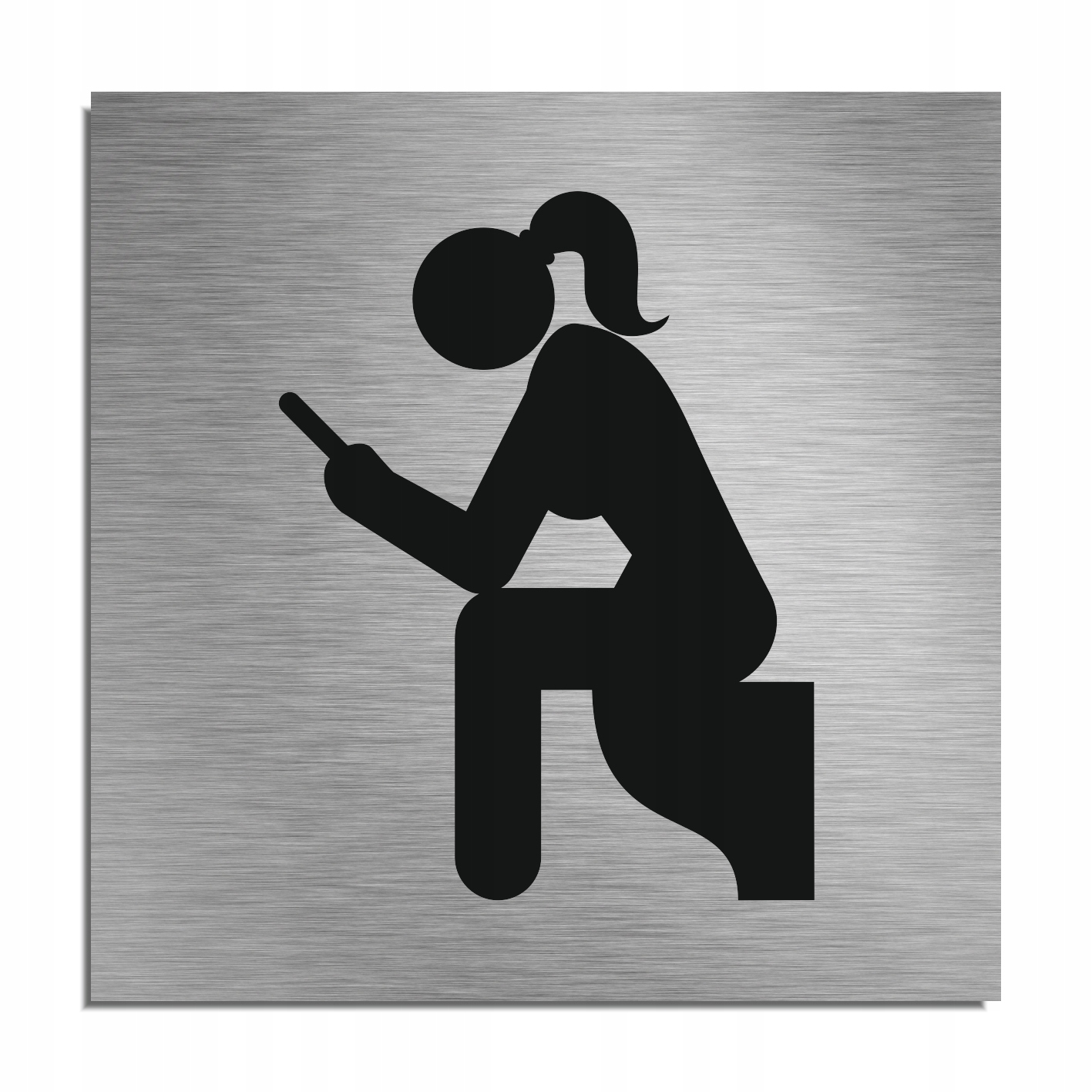 Tabliczka toaleta damska piktogram 10x10cm