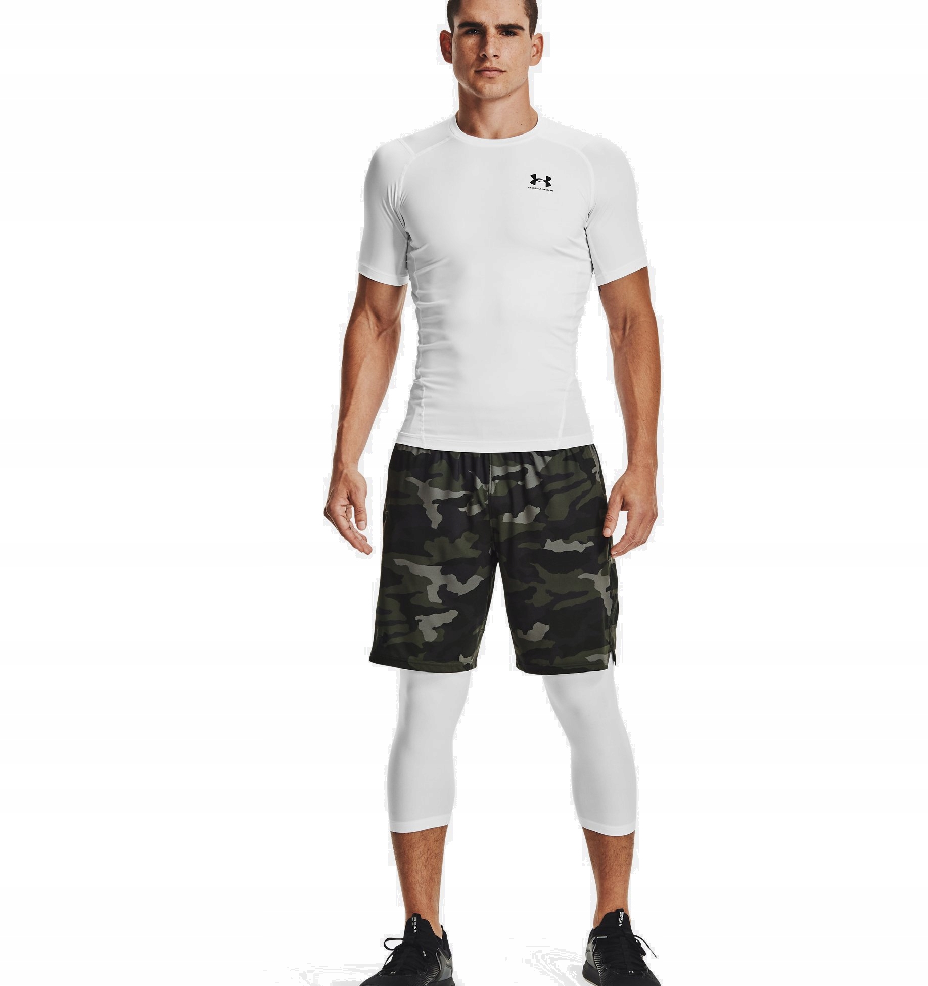 T-SHIRT KOSZULKA UNDER ARMOUR TRENINGOWA BIAŁA XXL Materiał dominujący poliester