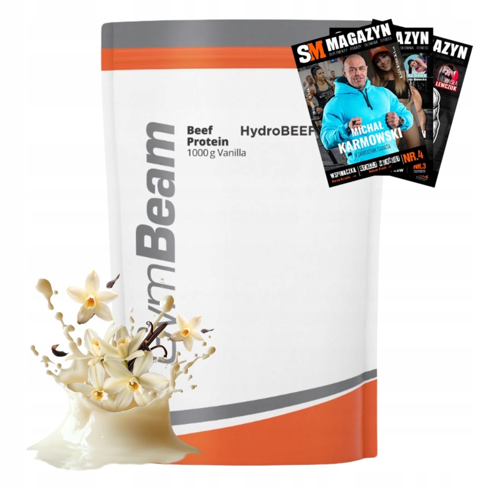 Gymbeam Beef Whey Hovězí Bílkoviny 1000 g Masa Svaly Regenerace