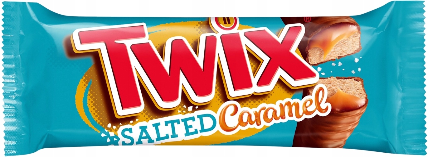 Baton Twix Salted Caramel z Solonym Karmelem w Czekoladzie 46g x 30 Sztuk