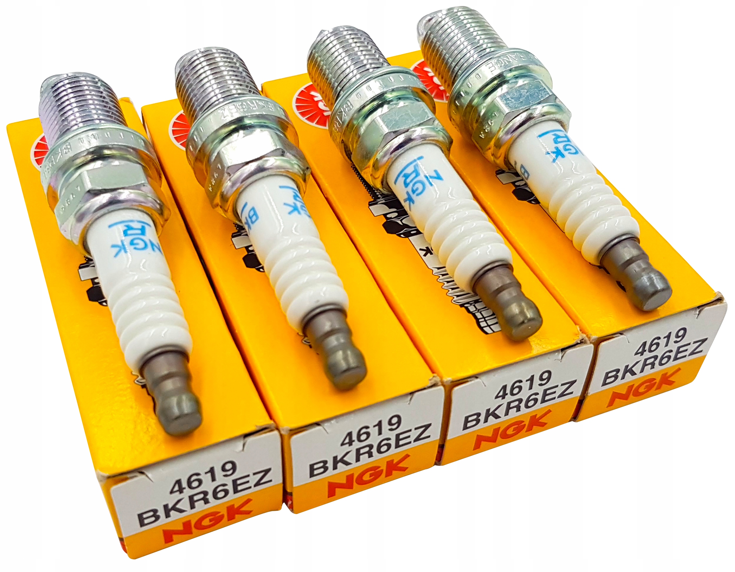 4× NGK 4619 świeca zapłonowa BKR6EZ