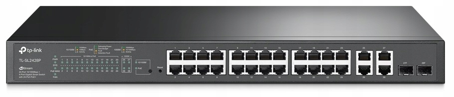 TP-Link TL-SL2428P JetStream Switch L2/L3/L4 QoS a Igmp 24x10/100 Mbps 2xSF