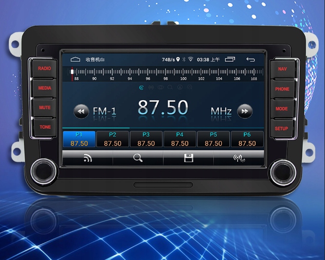 RADIO GPS ANDORID VW PASSAT B6 B7 GOLF 5 6 32GB Radio informacja RDS