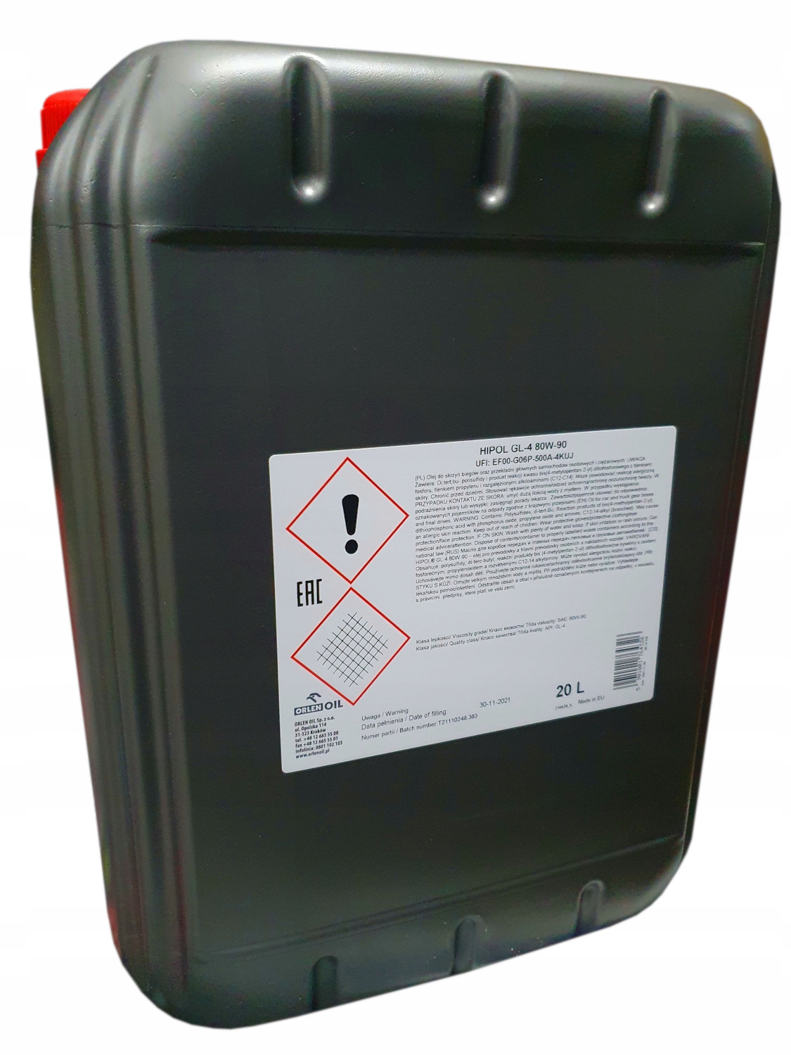 Olej przekładniowy Orlen Hipol 20L