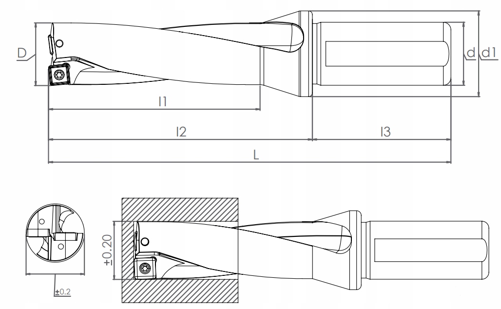 Wiertło składane fi 19,5 D4 SDUM SPMG 060204 SMOXH SM19799 Marka inna