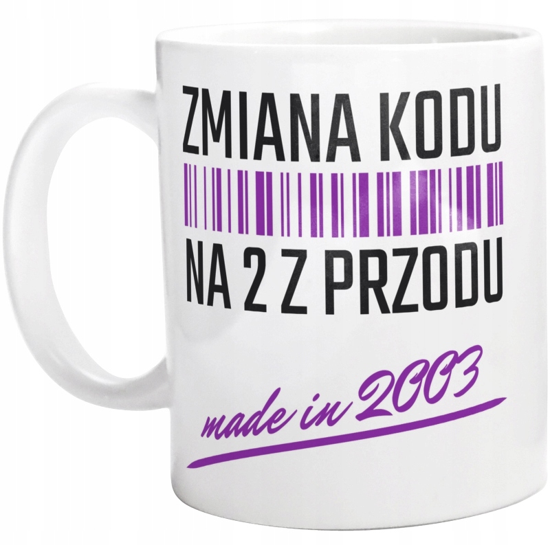 

Zmiana kodu na 2 z przodu urodziny 20 lat 1983
