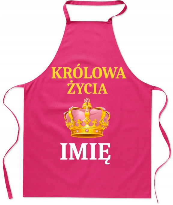 

Fartuch Kuchenny Królowa Życia Imię Dzień Kobiet