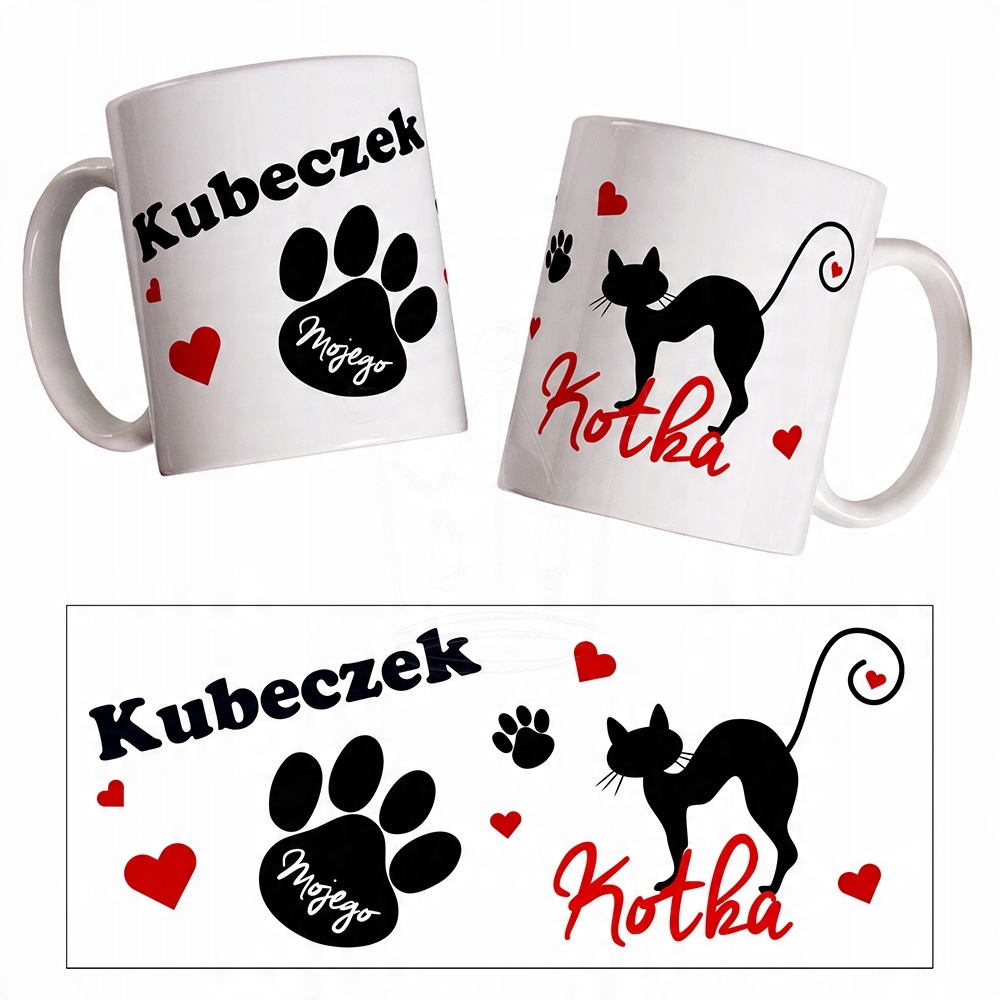 

Kubek z nadrukiem Walentynki Dzień Kobiet Prezent