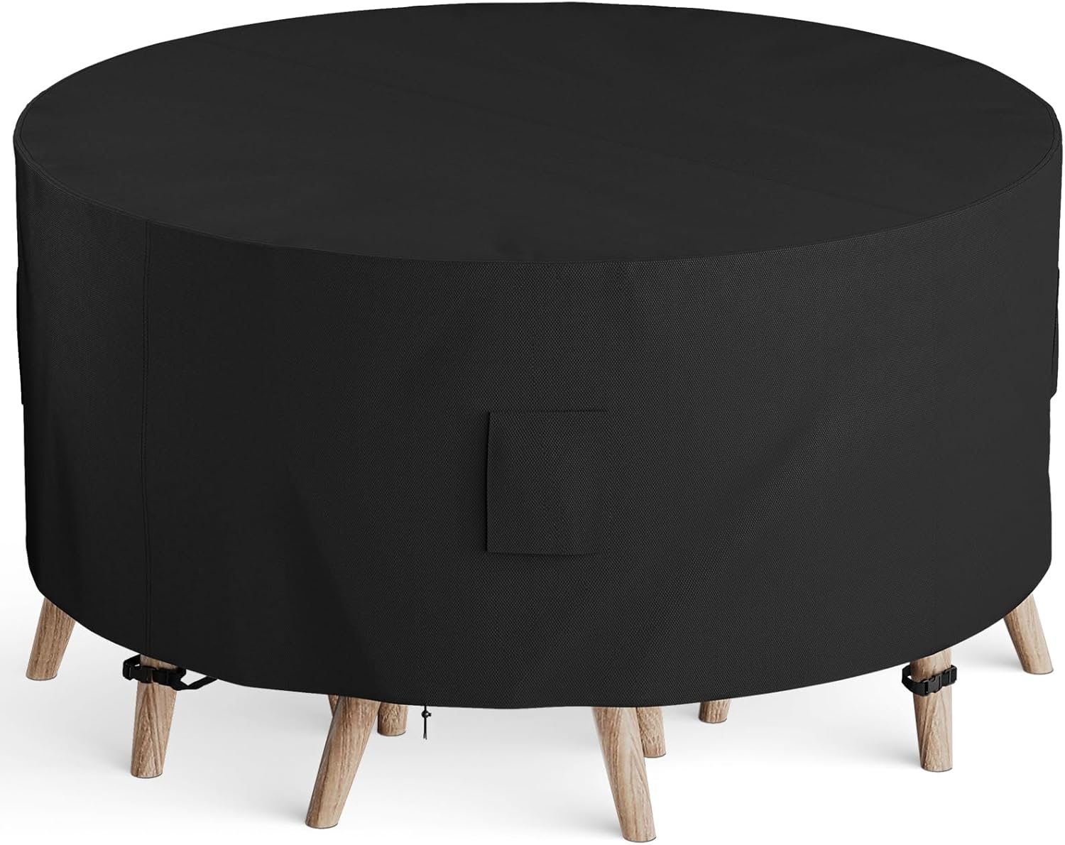 Ogromny Okrągły Pokrowiec Na Meble Ø 274x80 Średnica 274cm 420D U4T