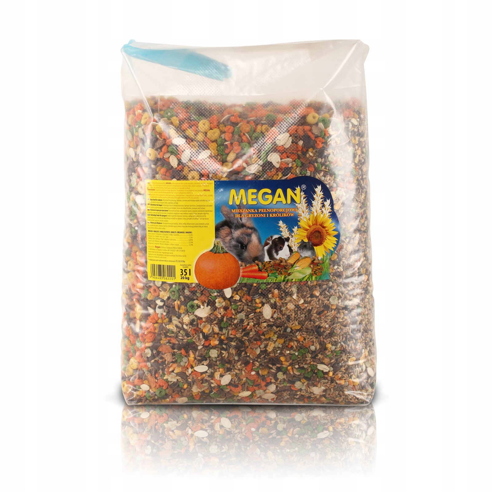 Levně Megan kompletní krmivo pro hlodavce, 20 kg