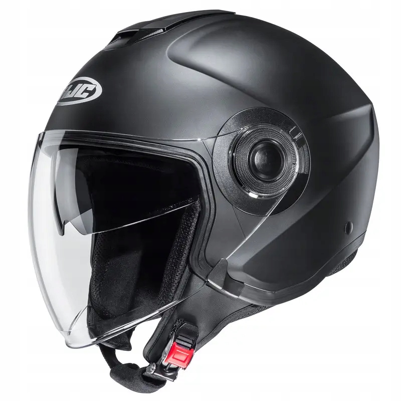 Motocyklová prilba otvorená Hjc I40N Solid Semi Flat Black S