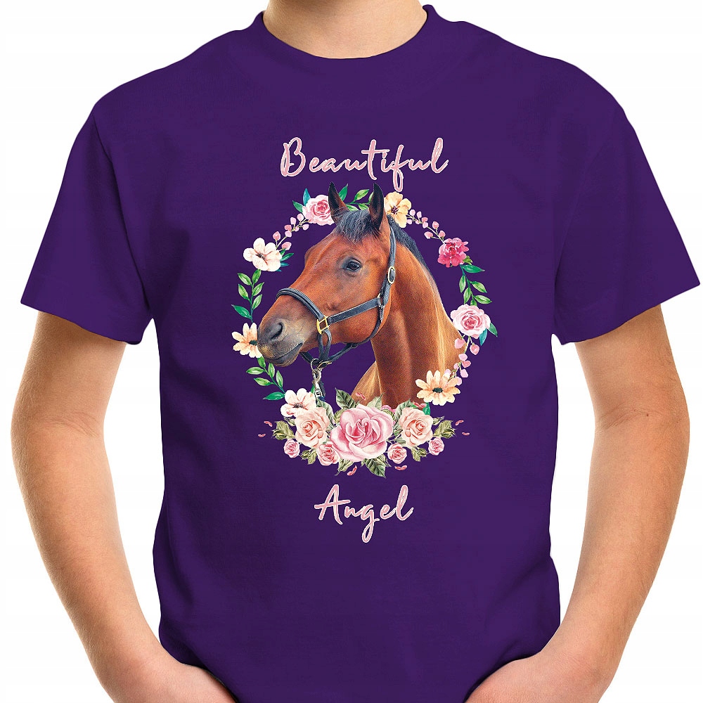 T-SHIRT KOSZULKA DLA DZIECKA KONIE 164 SUPER JAKOŚĆ