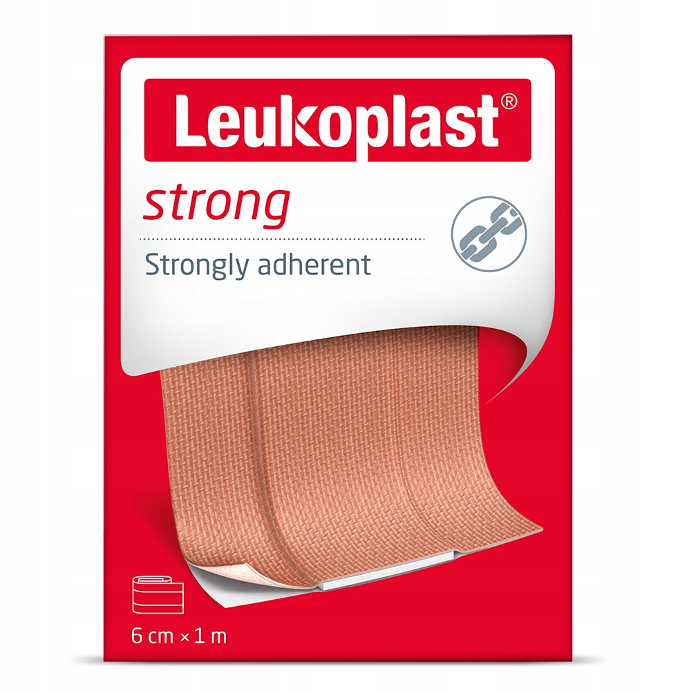 

Leukoplast strong plaster z opatrunkiem 6cm x 1m