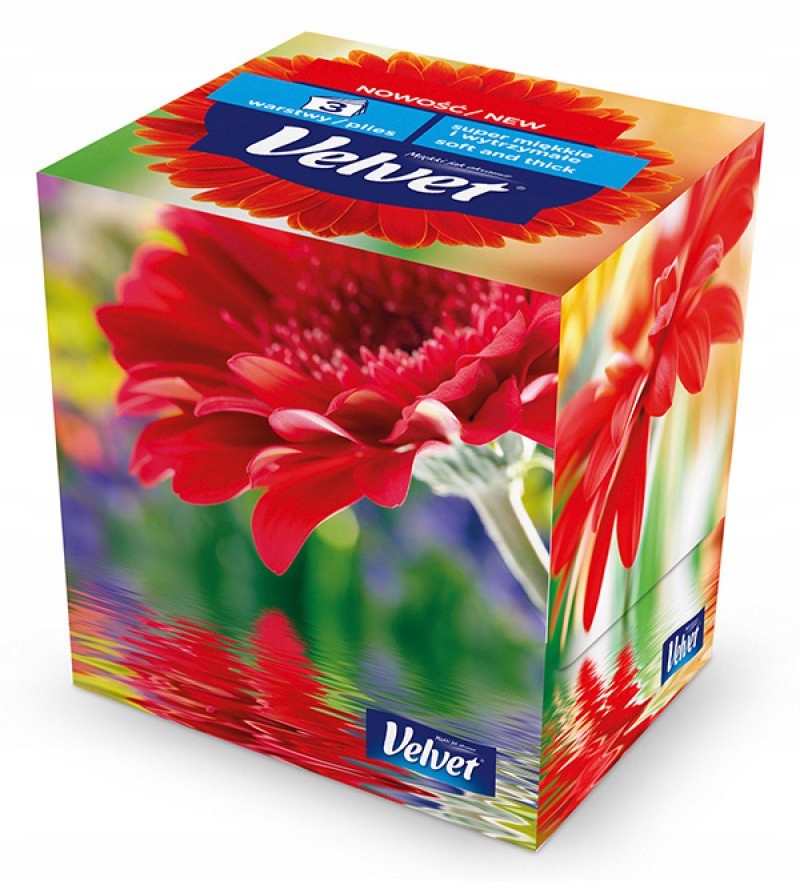 

Chusteczki Kosmetyczne Celulozowe Velvet Cube Styl