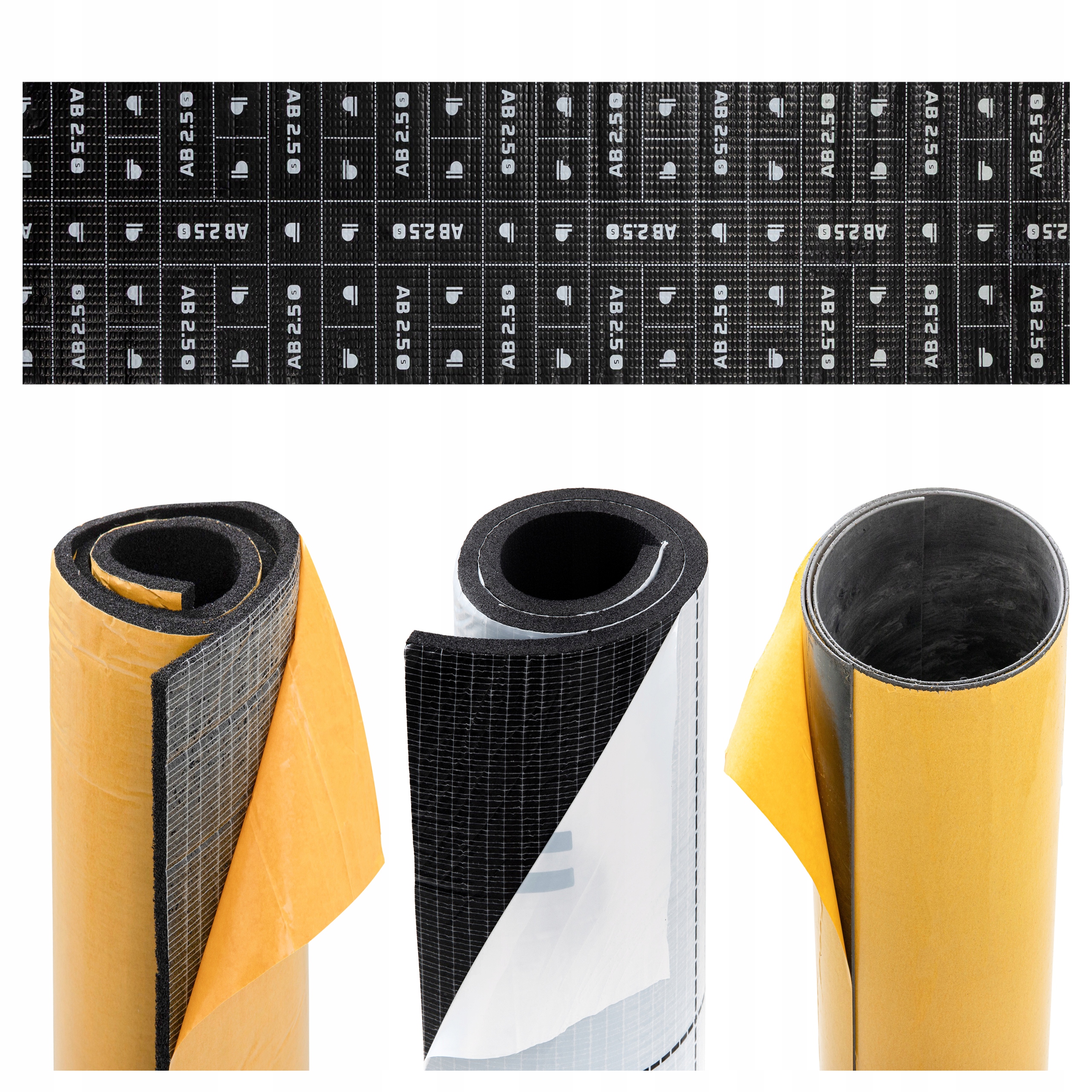 Odhlučnenie kanalizačného potrubia Premium, sada izolačných materiálov s lepidlom