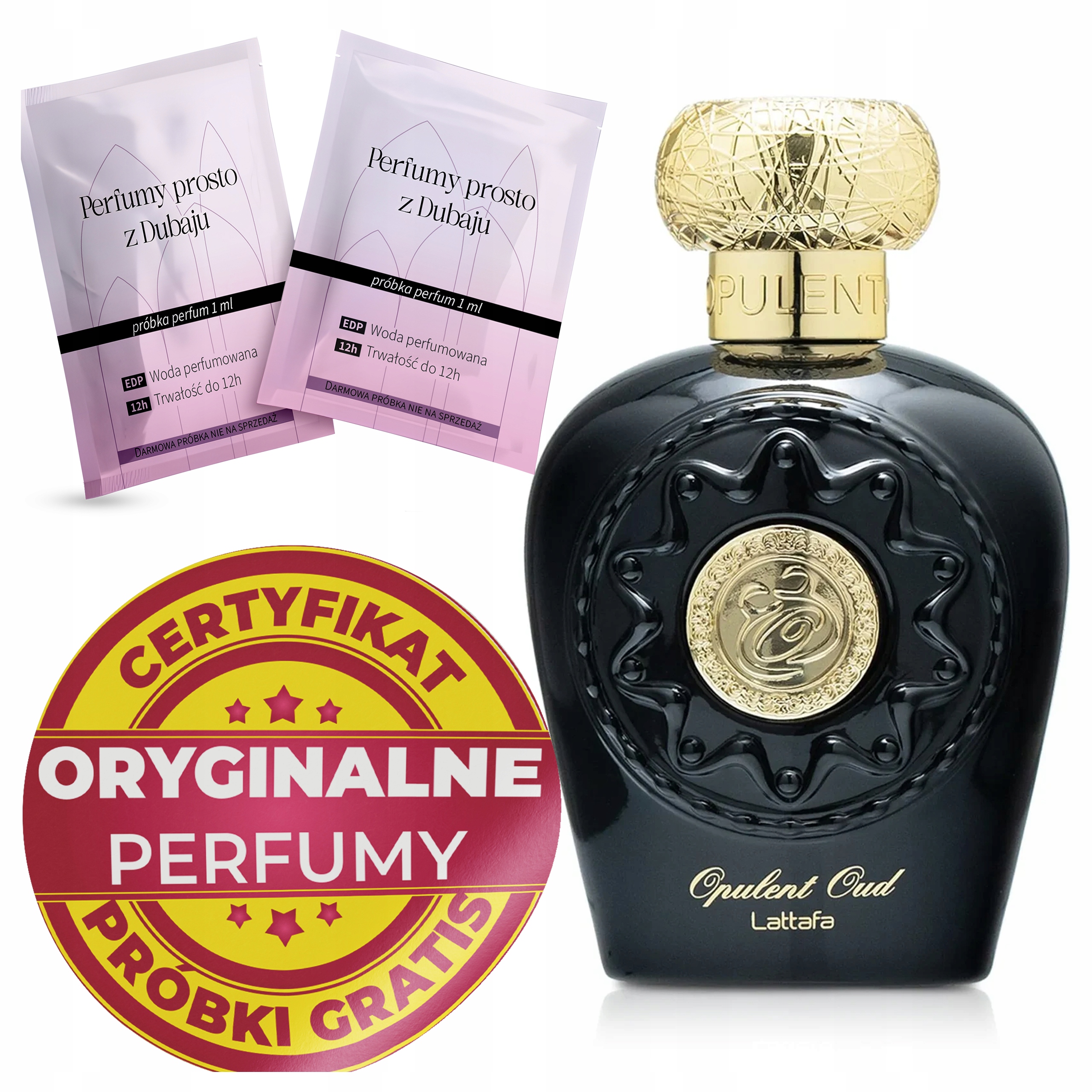 Parfém Unisex Arabské Lattafa Opulent Oud Originální Vzorky Certifikát