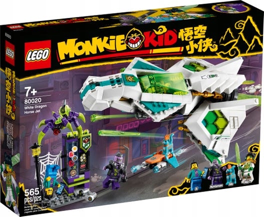 Lego Monkie Kid 80020 Lego 80020 Monkie Kid Odrzutowiec White Smok