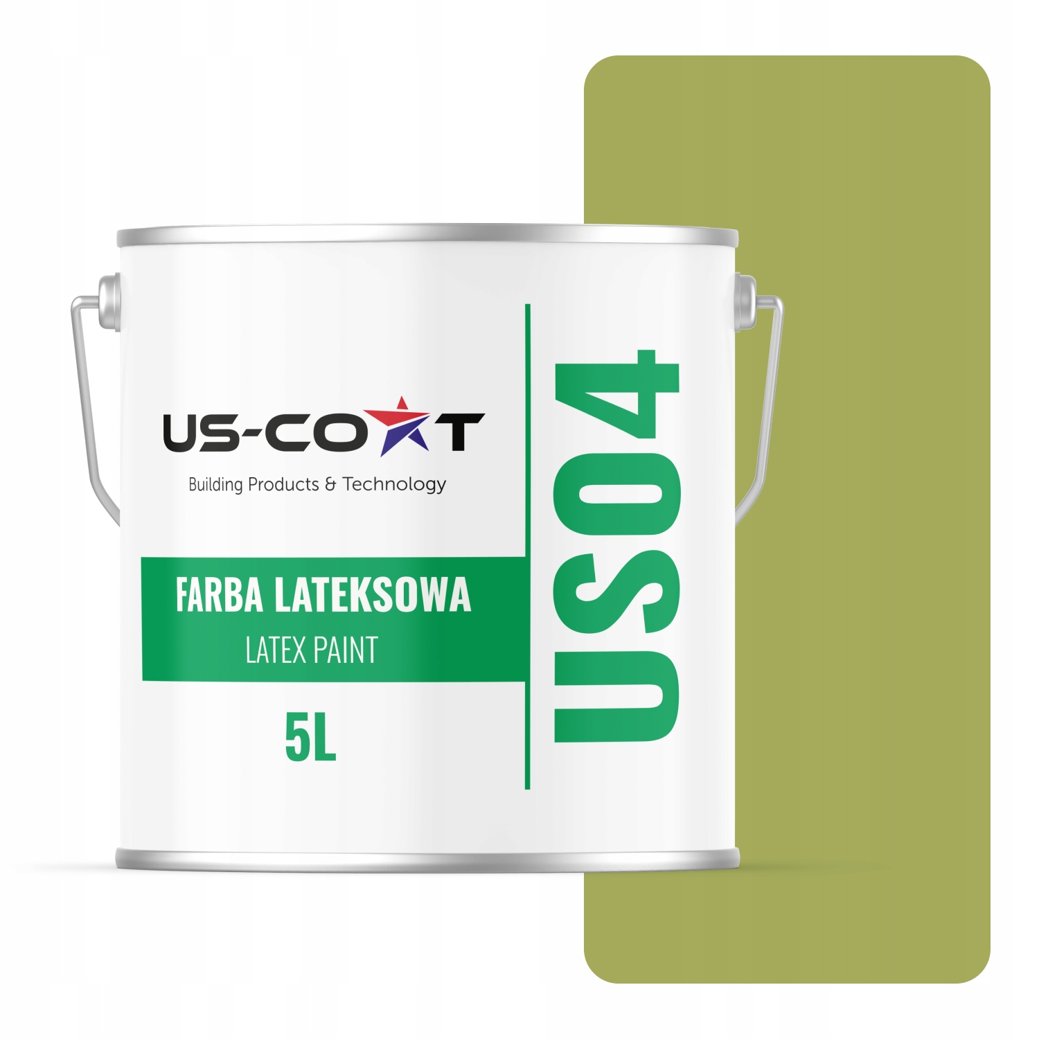 Latexová Farba Hrášková Tmavá H2437 5L Hlboká Matná Na Stropné Steny